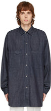 Random Identities Indigo Denim Mosquito Shirt - Identité aléatoire Chemise de moustique Indigo Denim - 임의의 ID 인디고 데님 모기 셔츠