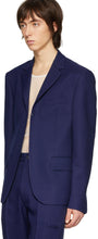 Random Identities Navy Buttonless Blazer