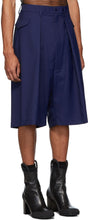 Random Identities Navy Hip Pocket Shorts