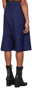 Random Identities Navy Hip Pocket Shorts