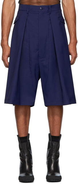 Random Identities Navy Hip Pocket Shorts - Identités aléatoires Short de poche de la hanche bleu marine - 무작위 ID 네이비 엉덩이 포켓 반바지