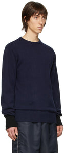 Random Identities Navy Knit Sweater