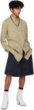 Random Identities Navy Oversize Tailored Shorts