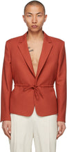 Random Identities Orange Tie Blazer - Identités aléatoires Orange Cravate Blazer - 임의의 정체성 오렌지 넥타이 블레이저