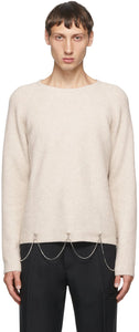 Random Identities Pink Chain Crewneck - Identités aléatoires Crewneck de chaîne rose - 임의의 정체성 분홍색 체인 Crewneck.