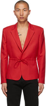 Random Identities Red Tie Blazer - Identités aléatoires blazer de cravate rouge - 임의의 정체성 빨간 넥타이 블레이저