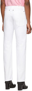 Random Identities White Slash Jeans