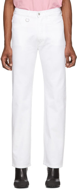 Random Identities White Slash Jeans - Identités aléatoires Blanc Slash jeans - 임의의 정체성 흰색 슬래시 청바지