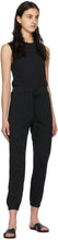 Raquel Allegra Black Classic Jersey Jumpsuit