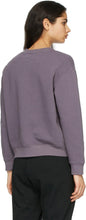 Raquel Allegra Purple Fleece Vintage Classic Sweatshirt
