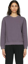Raquel Allegra Purple Fleece Vintage Classic Sweatshirt - Sweat-shirt classique vintage vintage Vintage Vintage Vintage Vintage Purple - Raquel Allegra 보라색 양털 빈티지 클래식 스웨터