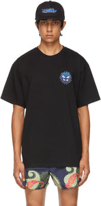 Rassvet Black Angry Sun T-Shirt - T-shirt de soleil en colère noir Rassvet - rassvet 검은 화가 태양 티셔츠
