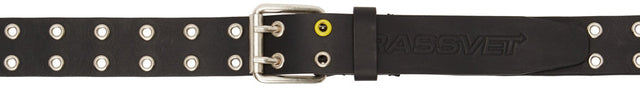 Rassvet Black Eyelet Belt - Courroie à oeillet Noir Rassvet - Rassvet 검은 구멍 벨트