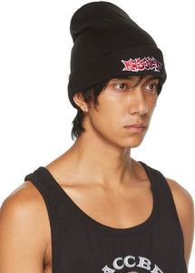 Rassvet Black Graffiti Logo Beanie