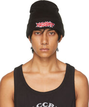 Rassvet Black Graffiti Logo Beanie - Bonnet de logo de graffiti rassvet noir graffiti - Rassvet 검은 낙서 로고 비니