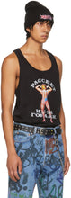 Rassvet Black Graphic Print Tank Top