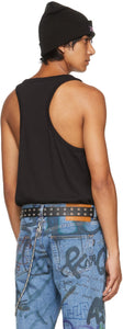 Rassvet Black Graphic Print Tank Top