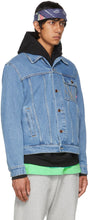 Rassvet Blue Denim Graffiti Jacket