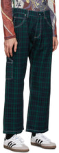 Rassvet Green Check Contrast Work Jeans