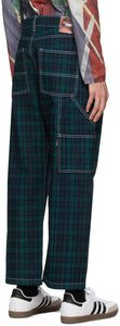 Rassvet Green Check Contrast Work Jeans