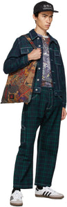Rassvet Green Check Contrast Work Jeans