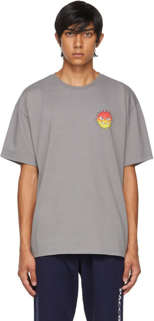Rassvet Grey Angry Sun T-Shirt - T-shirt de soleil en colère gris Rassvet - Rassvet 회색 화가 태양 티셔츠