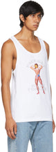Rassvet Grey Graphic Print Tank Top