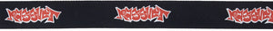 Rassvet Navy Graffiti Logo Print Webbing Belt