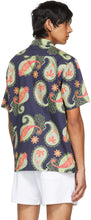 Rassvet Navy Graphic Print Paisley Short Sleeve Shirt