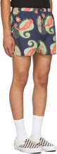 Rassvet Navy Graphic Print Shorts