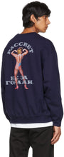 Rassvet Navy Graphic Print Sweatshirt