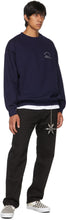 Rassvet Navy Graphic Print Sweatshirt
