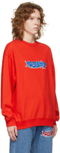 Rassvet Red Graffiti Logo Sweatshirt