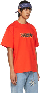 Rassvet Red Graffiti Logo T-Shirt