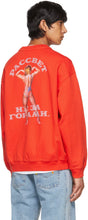 Rassvet Red Graphic Print Sweatshirt