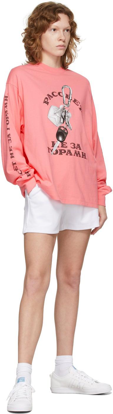 Rassvet White Logo Graphic Shorts