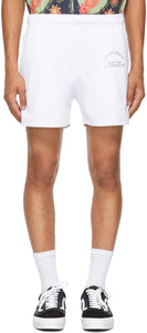 Rassvet White Logo Shorts - Short de logo blanc Rassvet - Rassvet 화이트 로고 반바지