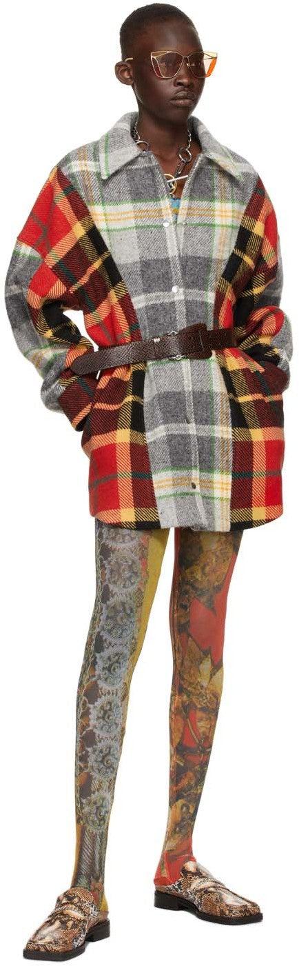 Rave Review Multicolor Wool Upcycled Siri Coat