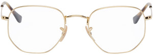 Ray-Ban Gold Hexagonal Glasses - Lunettes hexagonales d'or ray-ban - 레이 - 금지 골드 육각 안경