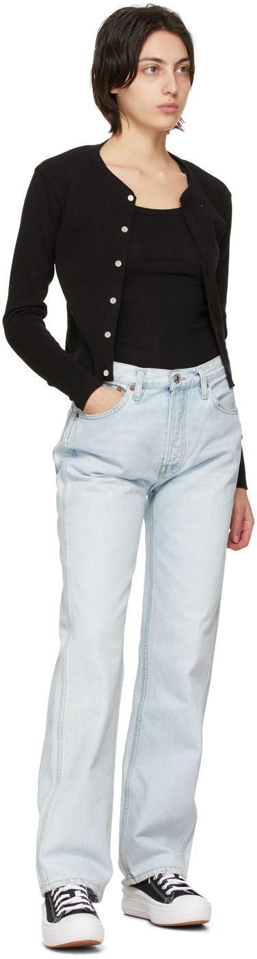 Re/Done Blue 90s High-Rise Loose Jeans