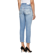 Re/Done Indigo Levi's Edition High-Rise Ankle Crop Jeans