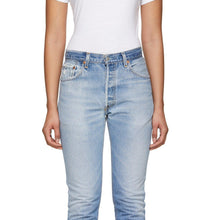 Re/Done Indigo Levi's Edition High-Rise Ankle Crop Jeans