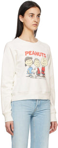 Re/Done Off-White Peanuts Edition Classic Raglan Sweatshirt