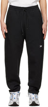Reebok Classics Black DreamBlend Track Pants - Reebok Classics Pantalon Noir Dreamblend Track - Reebok Classics Black Dreamblend 트랙 바지