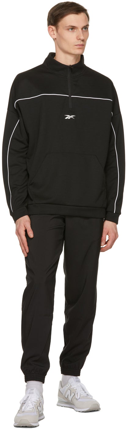 Reebok Classics Black Lined Lounge Pants