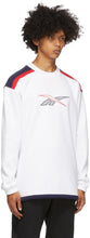 Reebok Classics White Classic Team Sports Crew Sweatshirt