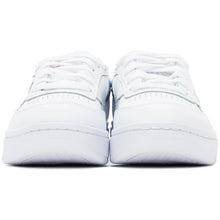 Reebok Classics White Denim Club C Double Sneakers