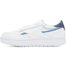 Reebok Classics White Denim Club C Double Sneakers