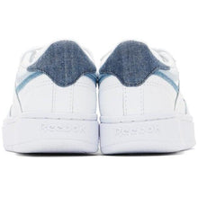 Reebok Classics White Denim Club C Double Sneakers