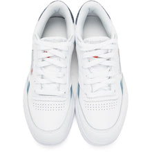 Reebok Classics White Denim Club C Double Sneakers